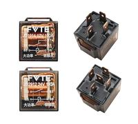 Getdoublerich 100A 5-Pin SPDT Car Relay 12V/24V High Capacity Automotive Control Switch, -40°C to 125°C Wide Temp Range, Dust & Water Resistant, Brown