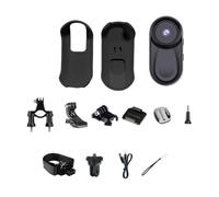 Getdoublerich 1080P for MINI Action Camera, Long Battery Life & Portable VloggingS Essential Pet Camera For Vlogging Outdoor Travel Skiing And Riding(Black)