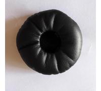 Getdoublerich 2-Pack Leatherette Ear Pads Compatible with for plantronics W740 W745 W440 W445 CS540 CS545 WH500 Headphones, Black Synthetic Foam Replacements