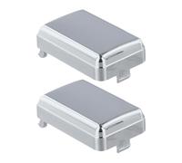 Getdoublerich 2-Pack Truck Door Pull Strap Covers Compatible with for chevrolet for gmc C10 for k10 Blazer for jimmy 1981-1991 Chrome Plastic Replace 14043704