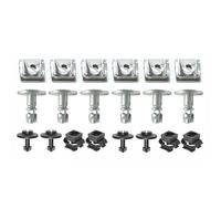 Getdoublerich 20Pcs Engine Undertray Fixing Clips Kit for for a4 for a6 A8 for tt for a3 100 Coupe, 8mm & 10mm Screws Nuts Pins, Under Cover Fastener Set