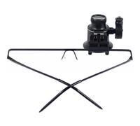 Getdoublerich 20x Magnifying Glasses with LED Light, Adjustable Headband Loupe for Jewelry Watch Repair Coin Stamp Inspection, Hands Aid Tool