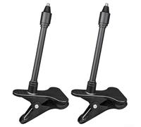 Getdoublerich 2pcs Baby Monitor Holder with Adjustable Clamp for Easy Mounting on Furniture and Optimal Viewing (Black)