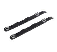 Getdoublerich 2PCS Black ABS Plastic Hard Drive Mounting Rails for 912 Model Computer Case, 14.5x1.2cm HDD Bracket
