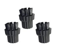 Getdoublerich 3-Pack for steam mop Brush Head Replacement for X500 and X700 Models - Nylon-Plastic Brass Cleaning Brush, 4 x 3 cm, Install Direct Fit
