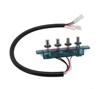 Getdoublerich 4/5 Button Kitchen Range Hood Switch Common Accessories Replacement Control Panel Control Panel Controller Switch(4 Button)