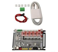 Getdoublerich 4-Axis 32-bit CNC Controller Board - GRBL Compatible For 300W/500W Spindle Engraving Machines, With Type-C & Motor Cables