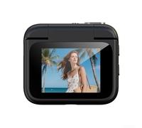 Getdoublerich 4K For Mini Body Camera, HD Y360 Action Camera With Flip Screen & Chest Mount, Image Stabilization, Flip-screen 360-degree Panoramic Cameras(Black 32G)