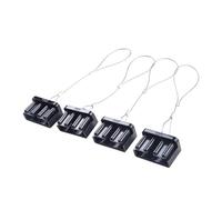 Getdoublerich 4PCS Battery Terminal Cover for 50A/120A/175A Connectors, Flame Retardant PVC Dust Proof Protectors for Caravan Forklift for golf Cart, Black and Red