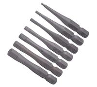 Getdoublerich 50mm Hex Shank Screwdriver Bit Set, 1/4" Quick Change Driver for H1.5 for h2 H2.5 H3 H4 H5 H6, Phosphate Black Steel for Electric Drill