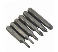 Getdoublerich 5Pcs PH0000-PH2 Cross Screwdriver Bits, 28mm Length with 4mm Hex Shank, High-Strength Steel Driver Set for Electric Drill and Repair