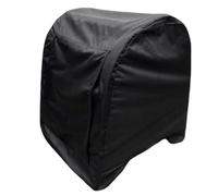 Getdoublerich 600D Oxford Pool Cover Weather-Resistant, 60x68x61cm Sand Filter Enclosure with Access Opening & Peg Loops for Outdoor Protection, Black