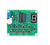 Getdoublerich 8-Channel Interactive Buzzer Kit with 0.5" LED Display, CD4511 Latch Circuit Board for Electronics Training, STEM Education Competitions and DIY Projects