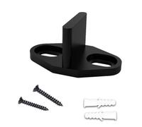 Getdoublerich Adjustable Floor Guide for Sliding Barn Doors - Carbon Steel Door Bottom Track with Silent Operation, Fits Most Door Thicknesses, Black (1 Pack)