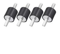 Getdoublerich Air Conditioning Anti-Vibration Feet 4pcs, M8 Rubber Dampers for Heat Pump, Shock Absorbing Mount Pads