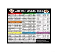 Getdoublerich Air Fryer Cooking Time Chart Magnetic Cheat Sheet Magnet Set Pressure Cooker Magnetic Stickers