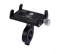 Getdoublerich Aluminum Alloy Phone Stand Installation, Unrestricted Button Access (black)