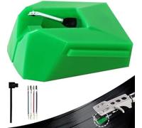 Getdoublerich AT-VMN95E Replacement Stylus, For Audio-Technica AT-LP120X-USB Record Player Includes Turntable Leads Wires, Stylus Brush