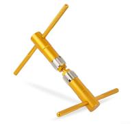 Getdoublerich Bicycle Bottom Bracket Tapping Tool, Bicycle Frame Bottom Bracket Milling Tool BC1.37 X 24T Thread Repair Tap Parts