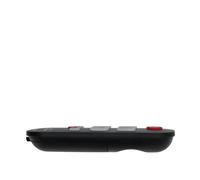 Getdoublerich Big Button TV Remote for Seniors, Use Auto Search & Learning Function, Compact Replacement Controller for Elderly, Black