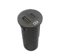 Getdoublerich Centre Console Charger Hub LU5T-19J211, USB Interface Port Compatible with for ford 2021-2022 Charging Socket Panel Replacement
