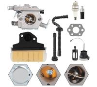 Getdoublerich Chainsaw Carburettor, Replacement for 021 023 025 M10 M30 Models, Compatible with WT-286 1123-120060, Fuel System Part