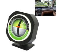 Getdoublerich Digital Inclinometer Angle Gauge with LED Light, Portable Car Slope Meter Level for Vehicle Decline Monitoring, Black 7cm