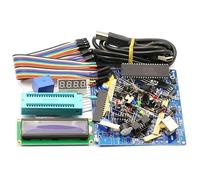 Getdoublerich DIY 51 Microcontroller Learning Board Kit, Customizable Electronics Project with Voltage Regulator & for spi Interface, -40 to +85°C, White