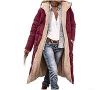 Getdoublerich Double-Sided Wear Winter Parka Women Long Sleeve Warm | Two-in-one design, reversible wear, hooded protection, long length coverage, casual daily style