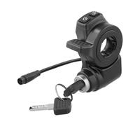 Getdoublerich Electric Scooter Power Door Lock Accelerator Switch for Kukirin G2 Master, Wear-Resistant Plastic Security Key with 147mm Cable