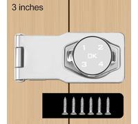 Getdoublerich Electronic Lock, Password Cabinet Door Locker Refrigerator Sliding for Security Keyless Digital Code, for smart Combination Hardware