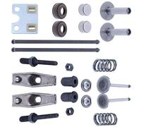 Getdoublerich Engine Valve Push Rod Kit for Honda GX390/GX240/GX420, 188F, 190 Engines - 23-Piece Silver Replacement Set Compatible with 13 for HP, 5-6 kW Small Engine Applications
