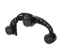 Getdoublerich Fishing Knot Tying Tool, for gt Knot Maker for FG Knots, Portable Line Leader Assistant with Foldable Arms, ABS Construction for Anglers, Black