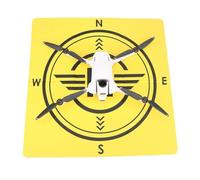 Getdoublerich Foldable PU Landing Pad 43cm Double-Sided Portable with Ground Stakes for DJI Avata 2 for mavic for mini Series