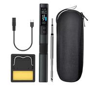Getdoublerich For FNIRSI HS-02B for smart Electric Soldering Iron Kit, 100W PD Fast Heat, Type-C Temp Control Station with Stand & Tips