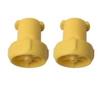 Getdoublerich for karcher OC3 Compatible Car Wash Nozzle Set, Adjustable Water Flow Plastic Accessories for Vehicles, Bicycles, Outdoor Furniture Cleaning, Yellow 2-Pack 2.8x2.4cm Model 2.644-125.0
