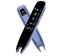 Getdoublerich for smart Voice Scan Translation Pen A26S, 3.38" Real-Time Language Translator with Dictionary, Portable ABS Scanner for Travel Business Study, Black
