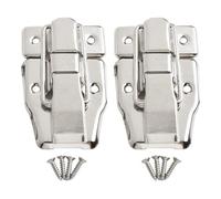 Getdoublerich for toggle Catch Latch, Case Clip Clasp for Suitcase Chest Trunk Toolbox, Twin Pack Metal Latch Lock for Wooden Box Case Hardware
