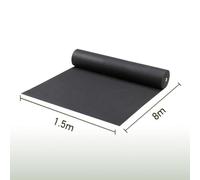 Getdoublerich Garden Control Fabric 8x1.5m, Water Permeable Membrane for Vegetable Beds, Grass Barrier Sheet for Growing