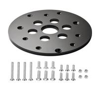 Getdoublerich Guide Bushing Milling Machine Worktable with 1-1/4" Central Opening, Steel Construction for Enhanced Stability and Precise Milling Operations