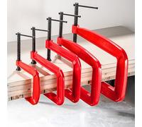 Getdoublerich Large Throat Depth G Type Clamp, for Welding and Cutting Projects in Crafting and Metalwork (b)