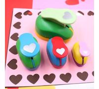 Getdoublerich Love Embossing Device, Heart Shape Hole Punch for DIY Crafts, Scrapbooking Cutter, Add a Charming Touch to Your Creative Projects (16mm Love)