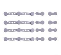 Getdoublerich Magnetic Silicone Buckle, For Fixing Parchment Paper To Prevent Disposable Paper Liners From Covering Food, With 4 Long And 8 Short(Gray)