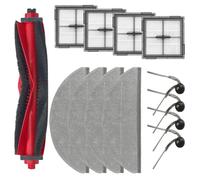 Getdoublerich Main Side Brush Filter Mop Cloth Kit, Replacement Accessories for Robot Vacuum Cleaner, Compatible with for roborock Q10 X-5 Q8 Max Pro
