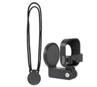 Getdoublerich Neck Mount Holder for Insta360 GO Ultra, Quick Release ABS Action Camera Strap for Hands-Free POV Vlogging, Travel and Daily Use, Black