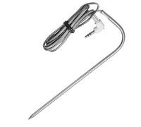 Getdoublerich oven temperature sensor Stainless Steel Replacement Meat Probe For Grills And Charcoal Wood Chip Pellet Grill Series Meat Probes,Plug Meat BBQ Digital Thermostat Probes