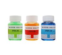 Getdoublerich Portable pH Calibration Solution 50ml, Accurate Buffer Liquid for pH Meter Testing with Standard Values 4.00/6.86/9.18, Lab Grade Reagent