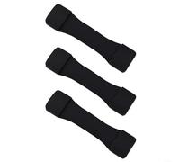 Getdoublerich Protective Rubber Cases for Fishing Reels Complete 3pcs Set Available Now (Black)