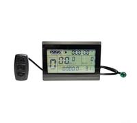 Getdoublerich Quantum For KT LCD3 Display For Ebikes - 5Pin LCD Screen Meter Panel Compatible For KT Series Controllers (24V/36V/48V), High Visibility Backlit Interface