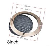 Getdoublerich Reliable Mesh Grille Cover for Speakers in Cars or Homes, Featuring a Strong Plastic Frame and Metal Wire Construction for Durability (8inch)